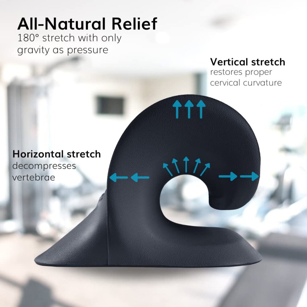 NWT Neck and Shoulder Stretcher Relaxer Portable Cervical Traction Device - Picture 10 of 11